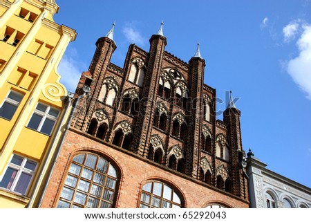 Square Alter Markt In Stralsund Square Alter Markt In Stralsund Germany With Beautiful