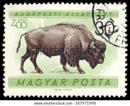 HUNGARY - CIRCA 1961: A stamp printed in Hungary from the \