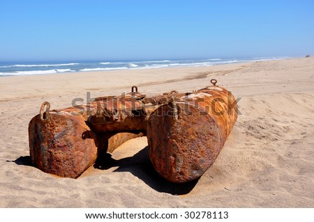 Ship wreck on Skeleton coast