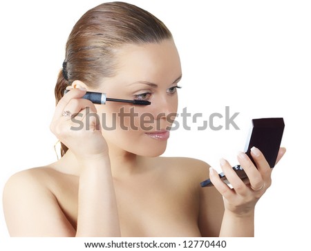 Portrait of Beautiful woman doing daily morning routines