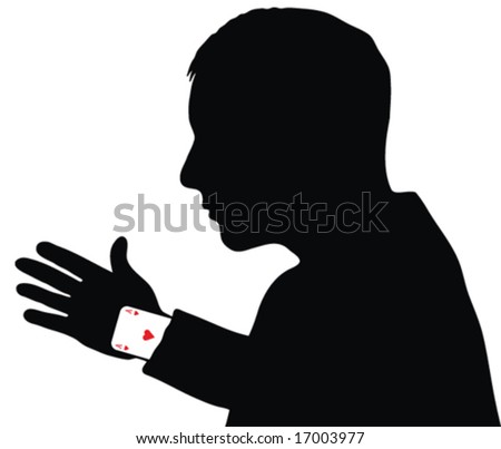 gambling silhouette