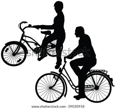 Bike Rider Silhouette