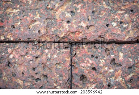 laterite  stock rock solid texture