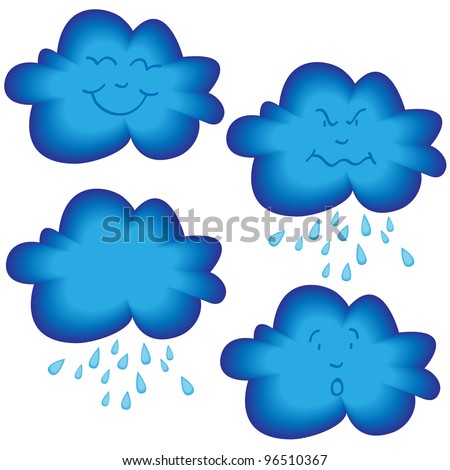 Blue Cloud Cartoon