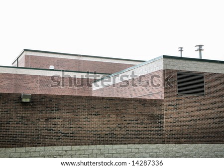 Brick School Building(Release Information: Editorial Use Only. Use of this image in advertising or for promotional purposes is prohibited.)