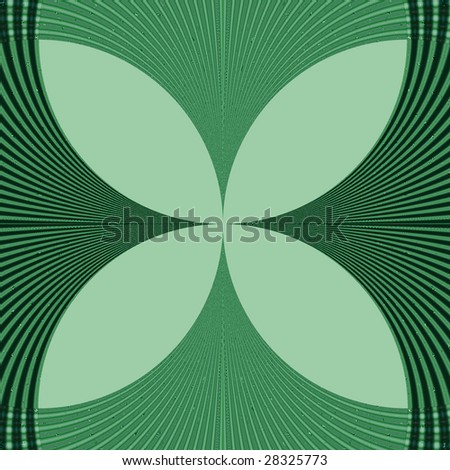 four leaf clover wallpaper. Abstract Four Leaf Clover Fractal