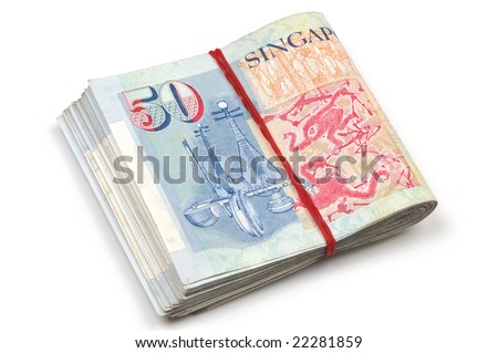 Singapore Dollar Picture on Dollar Notes Rolled Up Australian 5 Dollar Find Similar Images