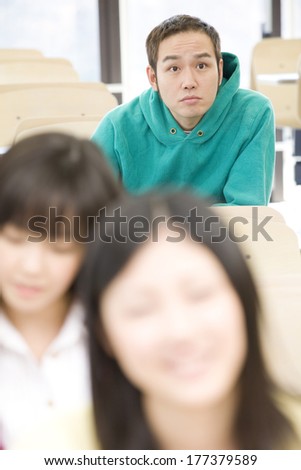 Japanese students during the lecture
