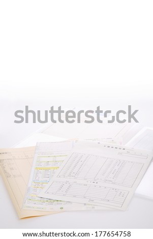 Documents such as hospital medical record