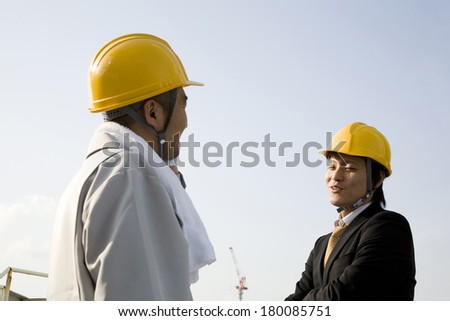 Japanese Businessman in the meeting