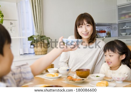 Japanese Child asking for more food
