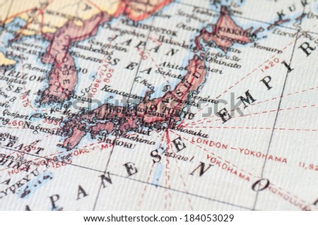 An image of Map of Japan