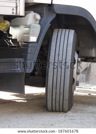 Front wheel truck tires