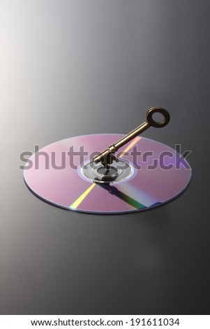 An image of Disk and key
