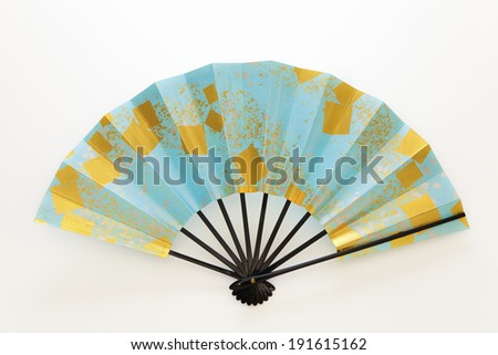 Japanese folding fan dance