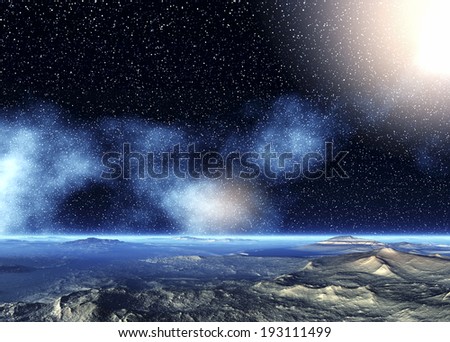 The universe as seen from the planet