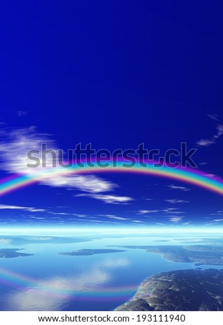 An image of Rainbow and nature