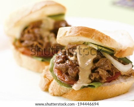 An image of Japanese beef sandwich