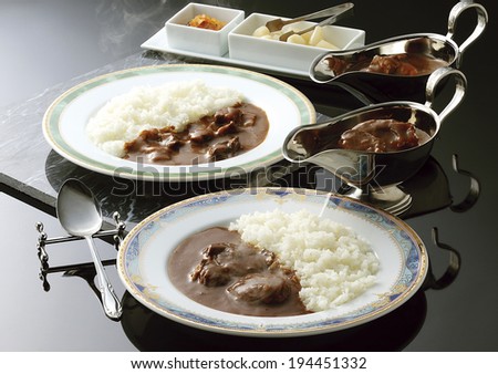 Yonezawa beef curry and Kobe Beef