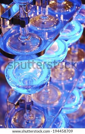 An image of A champagne tower