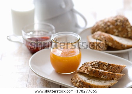 An Image of Bread And Jam