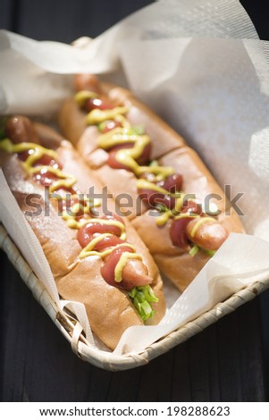 An Image of Hot Dogs