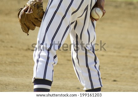 An Image of Amateur Baseball Pitcher
