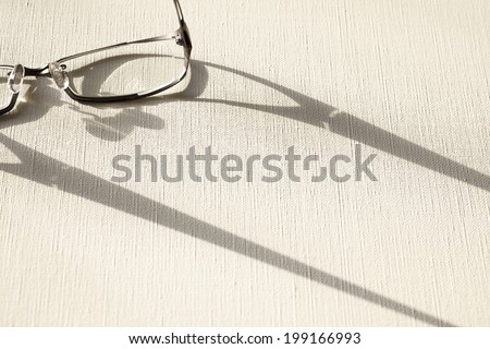 Shadow Of The Eyeglass Frame