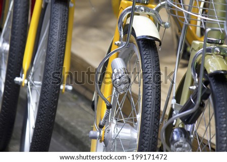 An Image of Headlight Of Bicycle