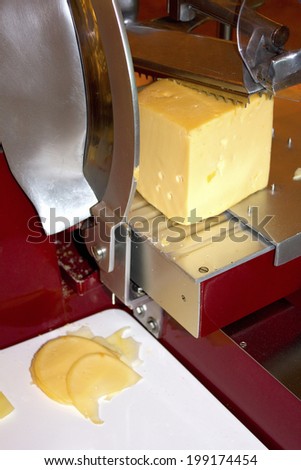 Cheese Slicer And Cheese
