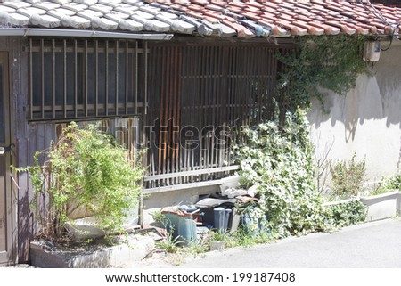 Deserted House Of Japanese-Style Architecture
