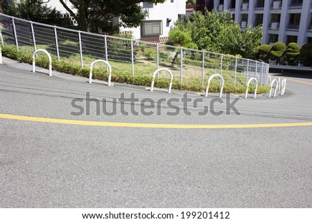 Sharp Curve At The Slope Of The Residential Area
