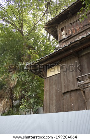 An Image of Japanese-Style Deserted House