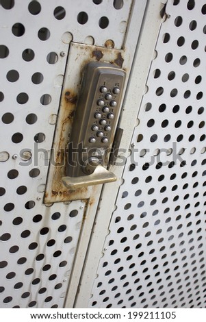 An Image of Rusty Gate Lock