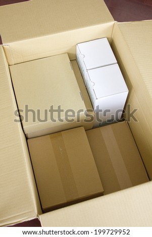 An Image of Empty Cardboard Box