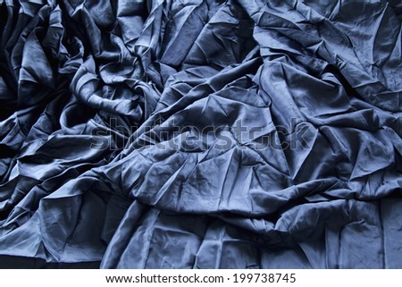 Black Cloth With Wrinkles