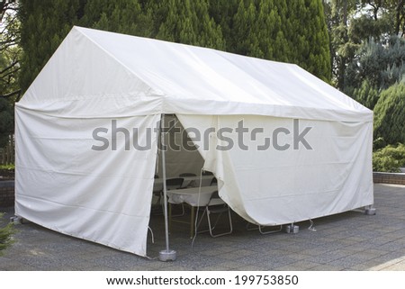 Tents For The Staffs Of The Event