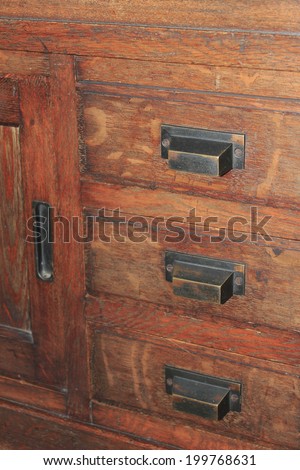 Drawer Of The Old Kitchen