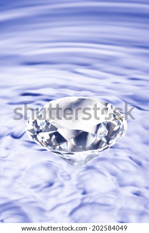 Diamond And The Water Surface