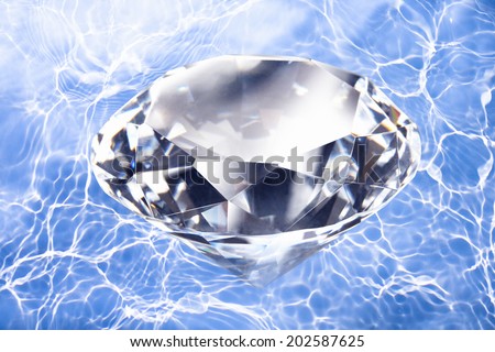 Diamond And The Water Surface