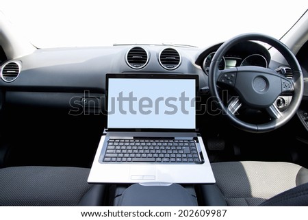 An Image of Car Navigation Image