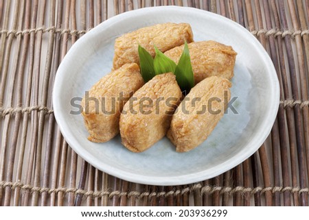 The Sushi With Fried Tofu