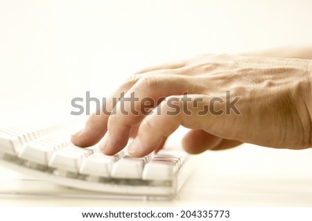 Keyboard Hands And Men
