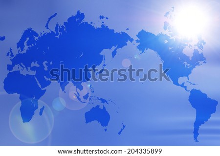 The Sky And The World Map