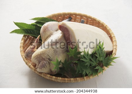 Meat Of Wild Boar And Chicken