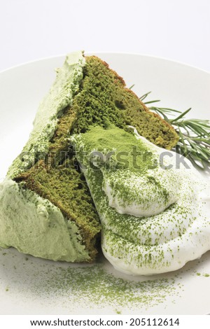 Chiffon Cake Of Green Tea