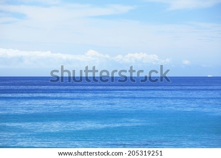 Blue Sky And Sea