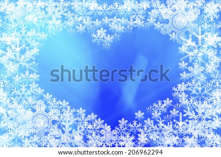 An Image of Frame Of Snowflake