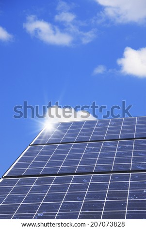 An Image of Solar Panels