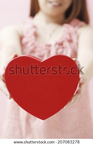 An Image of Hand And Heart